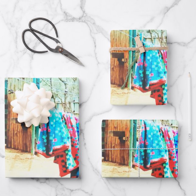 Hoja De Papel De Regalo Día de la lavandería Nairobi (Anverso)