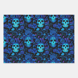 Hoja De Papel De Regalo Día de los Muertos