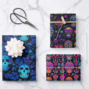 Hoja De Papel De Regalo Día de los Muertos
