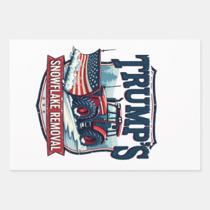 Hoja De Papel De Regalo Día de toma de mando del servicio de traslado de c