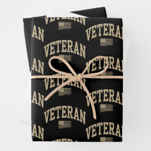 Hoja De Papel De Regalo Día del Veterano Veteranos Estados Unidos American