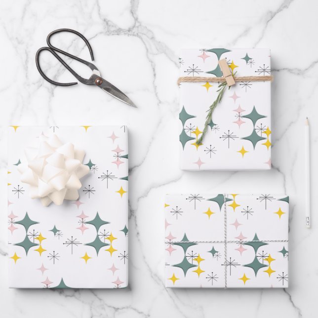 Hoja De Papel De Regalo Diamantes de sangre de mediados de siglo estrenos  (Anverso)