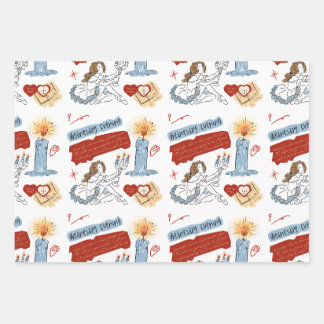 Hoja De Papel De Regalo Diario de bailarina Scrapbook caprichoso
