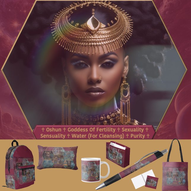 Hoja De Papel De Regalo Dioses y Diosas del Agua (Get the full “Gods + Goddesses Of Water” collection at: https://bit.ly/SmartArtZazzle. )