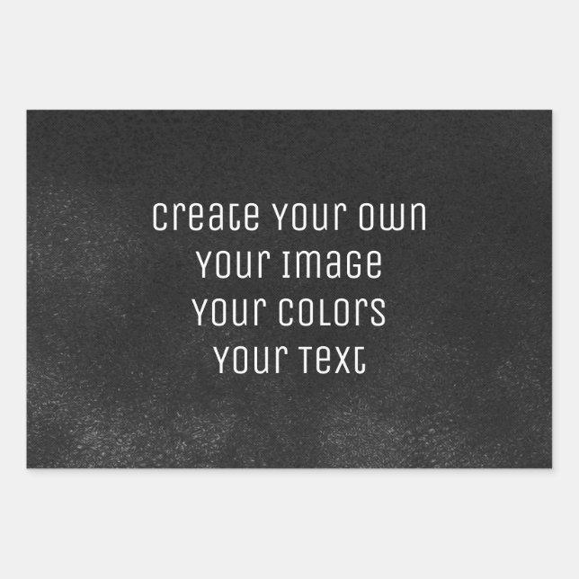 Hoja De Papel De Regalo Diseñar tu manera - Crea tu propia (Anverso)