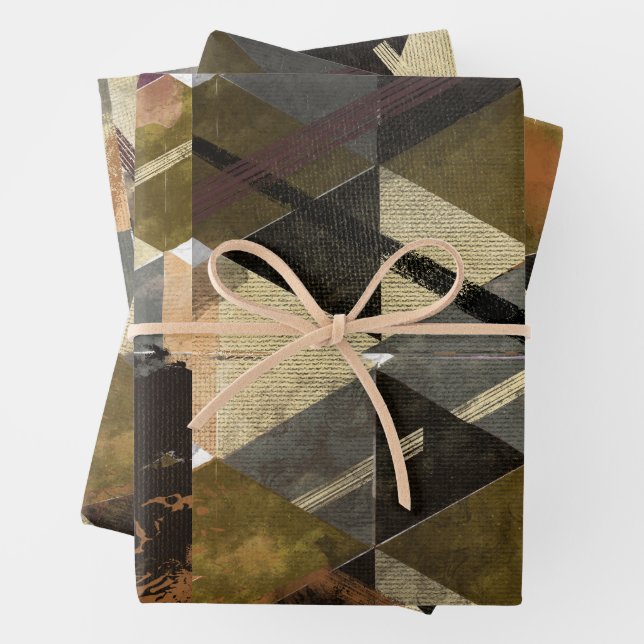 Hoja De Papel De Regalo diseño abstracto moderno (In situ)