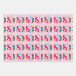 Hoja De Papel De Regalo Diseño de cumpleaños de sirvienta - Subacuático