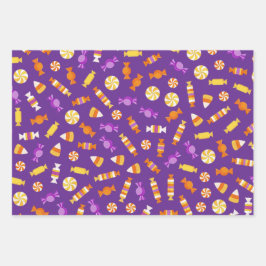 Hoja De Papel De Regalo Diseño de dulces para caramelos