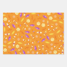 Hoja De Papel De Regalo Diseño de dulces para caramelos