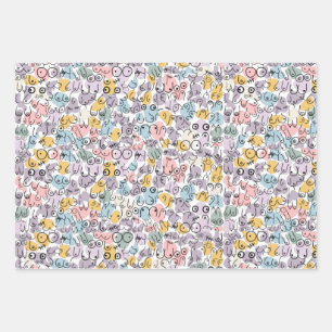 Hoja De Papel De Regalo diseño de mamas pastel