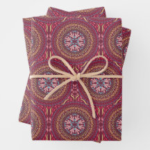 Diseño de Mandala Magenta