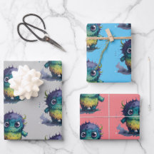 Diseño de monstruos Personalizados coloridos
