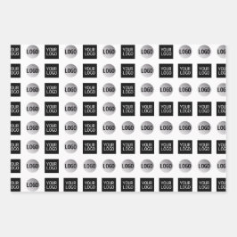 Hoja De Papel De Regalo Diseño de patrón de logotipo geométrico 2