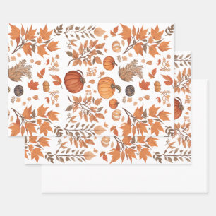 Hoja De Papel De Regalo Diseño de patrones de caída