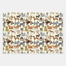 Hoja De Papel De Regalo Diseño de perros Doggos