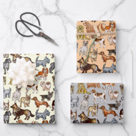 Hoja De Papel De Regalo Diseño de perros Doggos