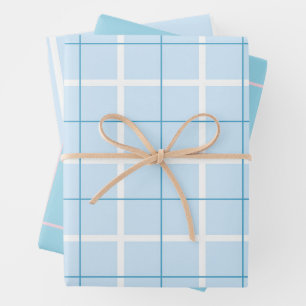 Hoja De Papel De Regalo Diseño de punto con patrón de franja vertical de c