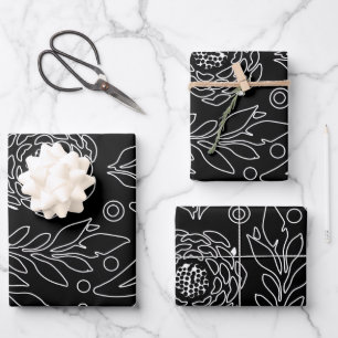 Hoja De Papel De Regalo Diseño floral 31