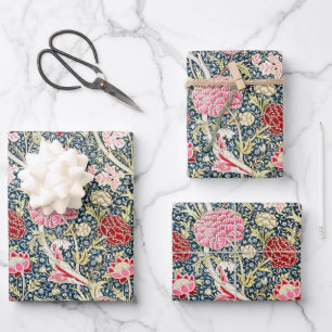 Hoja De Papel De Regalo Diseño floral William Morris Cray Vintage Blossom