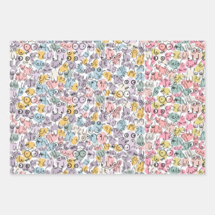 Hoja De Papel De Regalo diseño rosa de mamas
