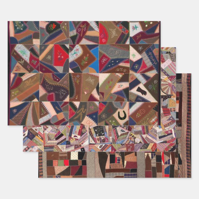 Hoja De Papel De Regalo Diseños de tejidos locos (Set)