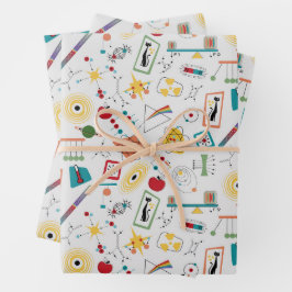 Hoja De Papel De Regalo Dispersión de la física de las ciencias básicas en