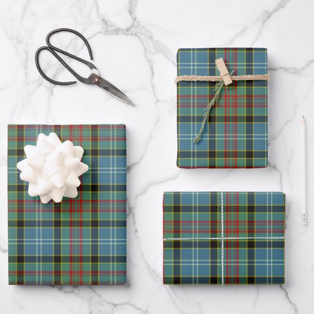 Hoja De Papel De Regalo Distrito de Scotland (Anverso)