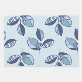 Hoja De Papel De Regalo Ditsy Snowflake pattern backgrounds textures