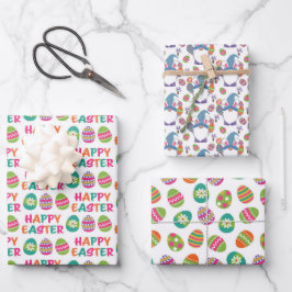 Hoja De Papel De Regalo Diversión de Pascua