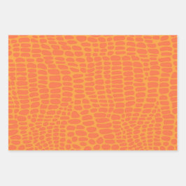 Hoja De Papel De Regalo Diversión de regalo tropical para niños con impres