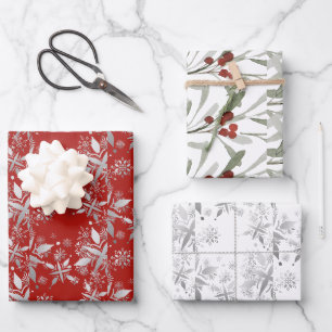 Hoja De Papel De Regalo Diversión Feliz Navidad Alegría Fiesta