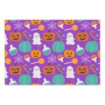Divertido patrón espeluznante de Halloween para ni