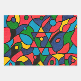 Hoja De Papel De Regalo Doce tribus de Israel -