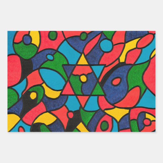 Hoja De Papel De Regalo Doce tribus de Israel - (Anverso)