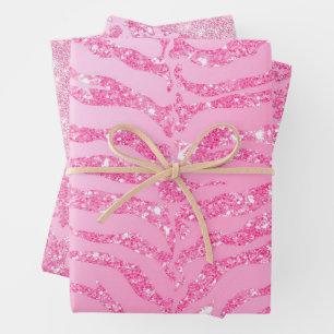 Hoja De Papel De Regalo Dolly Pink y Glam