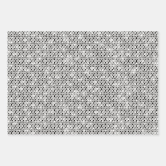 Hoja De Papel De Regalo Dolly Silver Glam (Anverso 2)