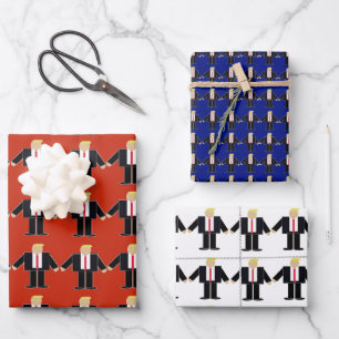 Hoja De Papel De Regalo Donald Trump Minis