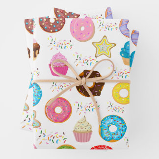 Hoja De Papel De Regalo Donut and Cupcakes