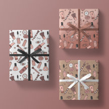 doodles de belleza maquillaje rosa lindo + regalo