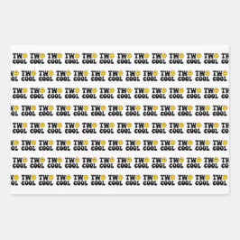 Hoja De Papel De Regalo Dos Fiestas del segundo cumpleaños de Guay Boy