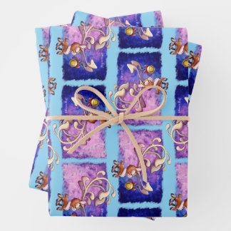 Hoja De Papel De Regalo DREAM GRANDES NAVIDADES REINDEN de Jeff Willis Art