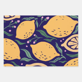 Hoja De Papel De Regalo Dreamy Lemons