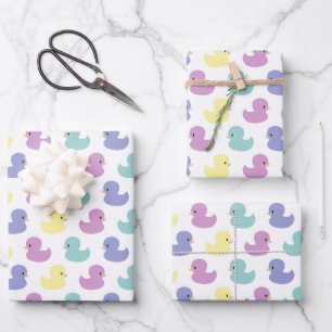 Hoja De Papel De Regalo Ducha de goma linda regalo de baby shower neutral 