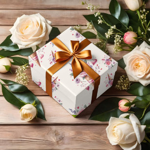 Hoja De Papel De Regalo Ducha nupcial con crema de hielo Scoopup Watercolo