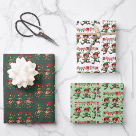 Hoja De Papel De Regalo Duendes Zoomie Navidad