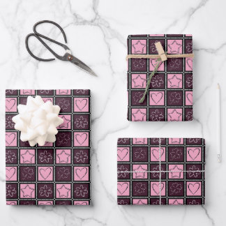 Hoja De Papel De Regalo Dulce Romance