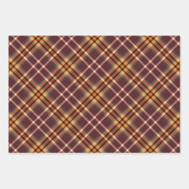 Hoja De Papel De Regalo Earthy Tartan Plaids
