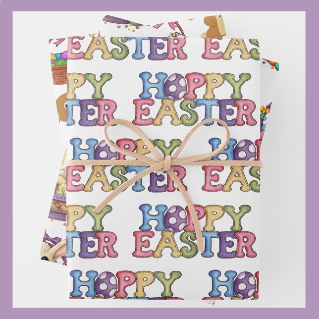 Hoja De Papel De Regalo Easter Bunny Rabbit Eggket 3 Kids (Subido por el creador)