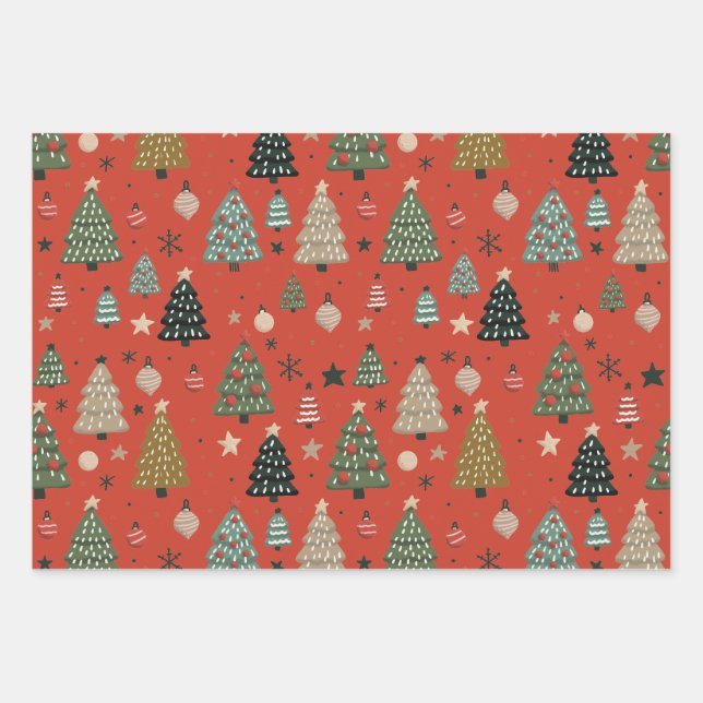 Hoja De Papel De Regalo Ecos de Fiesta (Anverso)