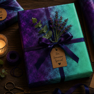 Hoja De Papel De Regalo Ecos de Marea de Amatista